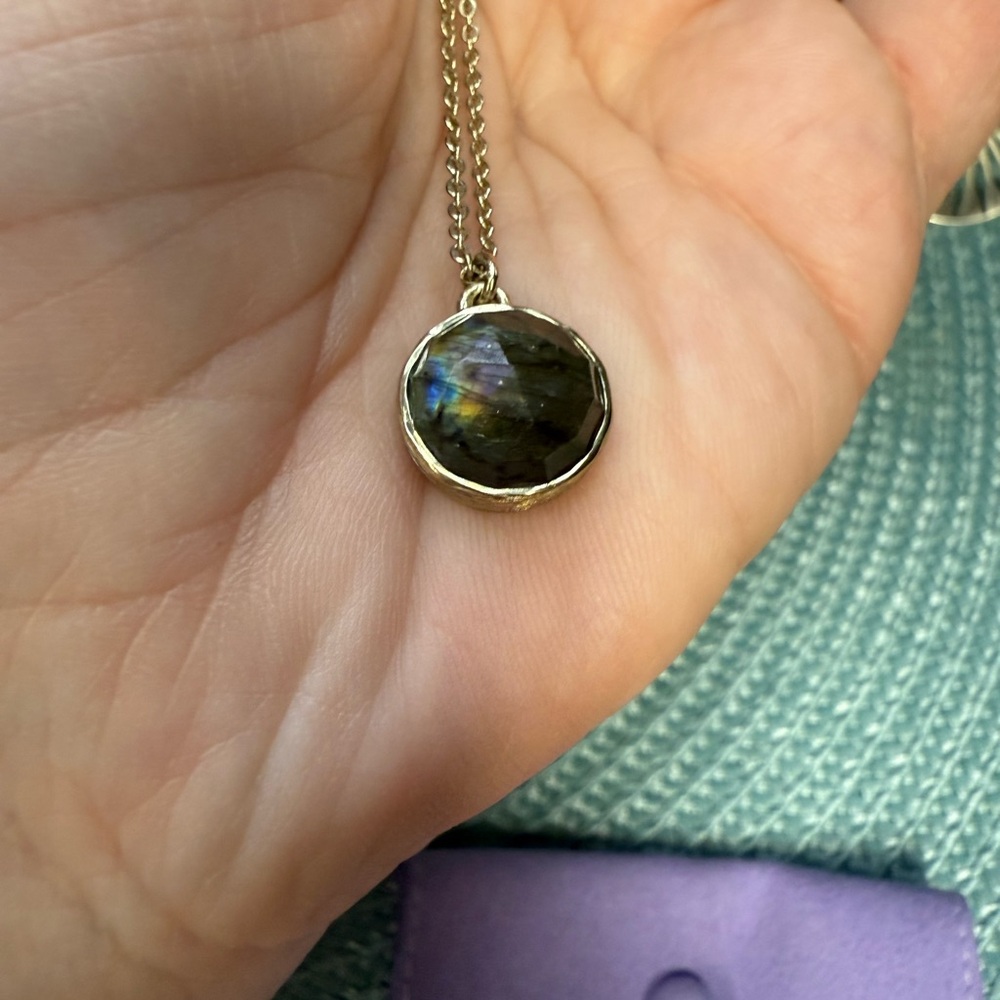 Melinda Maria gorgeous Labradorite Hunter necklace
